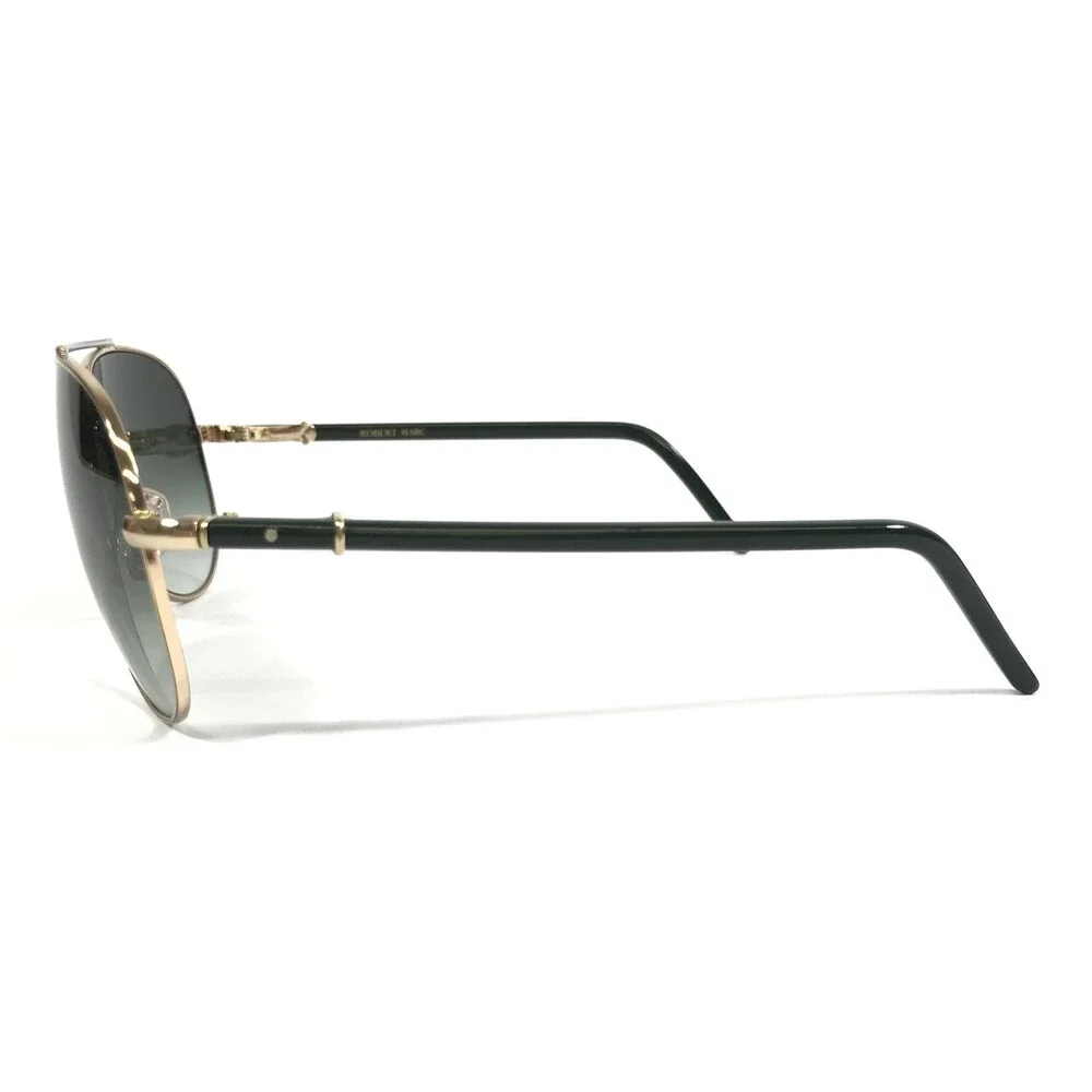 Robert Marc Sunglasses RM776-365 Gold Aviator With Gradient Green Lenses